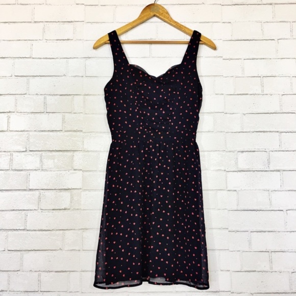 dELiA*s Dresses & Skirts - Mini Heart Print Sweetheart Retro Style Dress